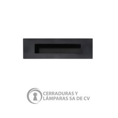Jaladera De Embutir 200Mm Negra Acero Inoxidable