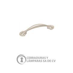 Jaladera Níquel Rayado Brillante 7.62 Cm