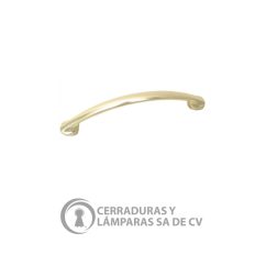 Jaladera Níquel Rayado Brillante 8.89 Cm