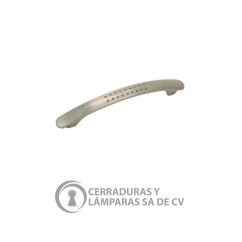 Jaladera Níquel Rayado Brillante 8.89 Cm