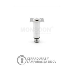 Pata P/Sofa Diámetro 50 X 150 Mm Níquel Mate