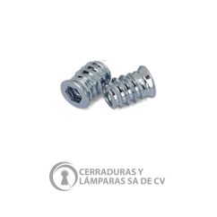 Tuerca Inserto 38 X 20Mm Zinc Galvanizado