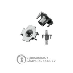 Tuerca T 1/4 6.4Mm Zinc Galvanizado