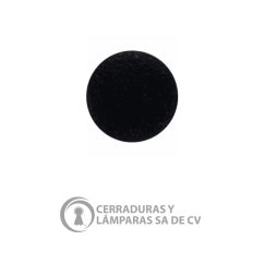 Tapa Autoadhesiva Negra 14Mm.