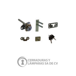 Juego Cerradura Central 80Cm Cromo Mate