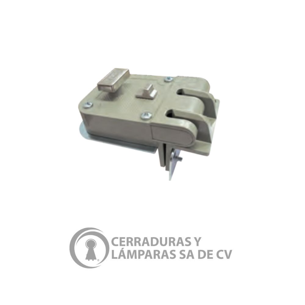 Cerradura Para Sobreponer, Modelo 625 Mc (Clásica), Mariposa-Cilindro, Derecha, Acabado Beige
