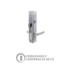 Cerradura Para Aluminio, Modelo 575 Mm (Manija-Manija), Acabado Natural, Caja 6 Piezas