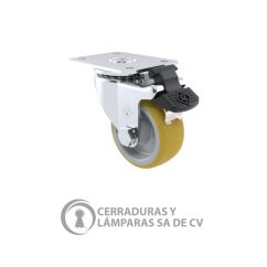 Rodaja Estandar 2 Placa Freno Rueda Hule Termoplástico Buje