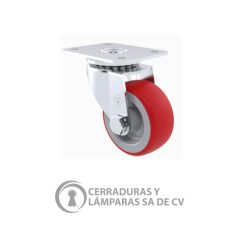 Rodaja Estadar 2 Placa Rueda Hule Termoplástico Naranja