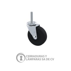 Rodaja Estandar 3 Rosca 7/16 Rueda Hule Buje Galvanizado