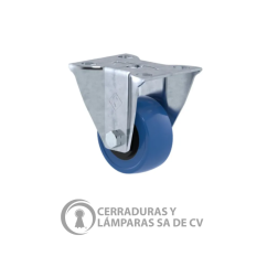 Rodaja Inserto 2 Fija Rueda Azul Pehd Plástico Am