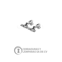 Bisagra Bidimensional Recta