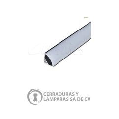 Perfil Sobrepuesto P/Ángulo Negro L2500
