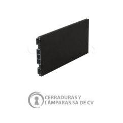 Zoclo De Plástico 10Cm Negro 4Mts
