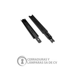 Corredera Extensión 45Mm 30Cm Negra