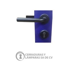 Manija S002/Sq02+Sy02 Acero Inoxidable Negro Mate