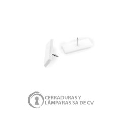 Resbalón Con Clavo Rectangular Blanco