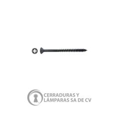 Tornillo 14X3 Negro C/Cruz