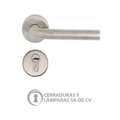 Cerradura Brasilia Roseta LM Inoxidable 132 2F5