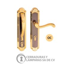 Cerradura Paris Oro Cromo 310 2F10 Izquierda