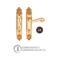 Cerradura Lyon Latón Antiguo Baño 310 MM