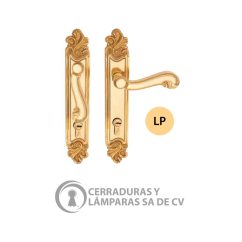 Cerradura Lyon Latón Pulido Baño 310 MM
