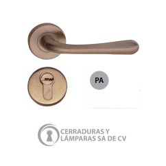Cerradura Sidney PR Plata Antigua 310