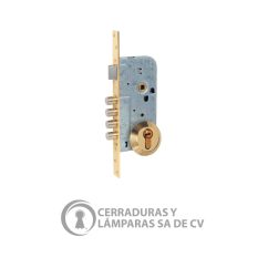 Cerradura Encastrable C/Resbalón 4 Puntas