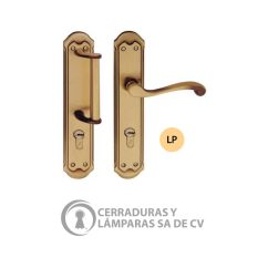 Cerradura Roma Latón Pulido 430 2F15 Derecha
