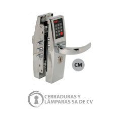 Cerradura Digital Cromo Mate