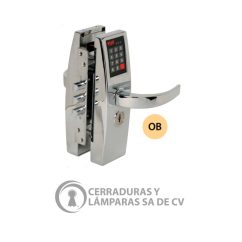Cerradura Digital Dorada