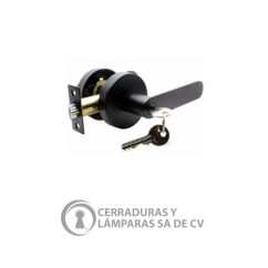 Cerradura Inox. Bari Recámara Negro Mate