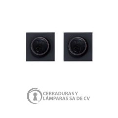 Cerrojo Argos Cuadrada Llave-Llave Negro