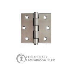 Bisagra 3 X 3 Inoxidable 2Mm S/Baleros