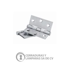Bisagra 35 X 35 X 2.5 C/Balero Acero Inoxidable